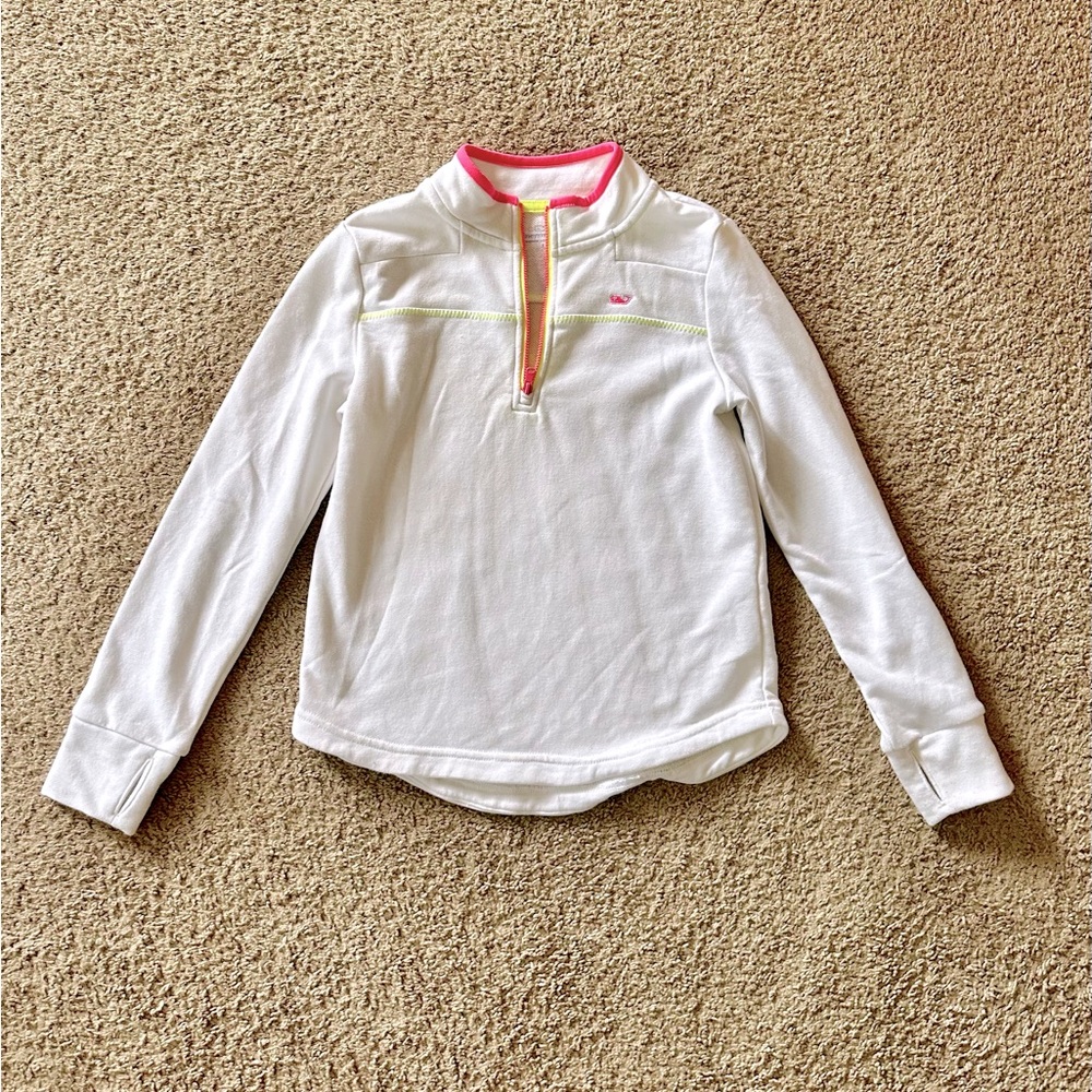 Vineyard Vines Girls' Dreamcloth Shep 1/4 Zip Pullover